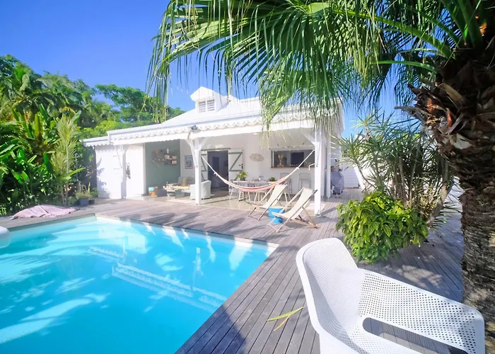 Villa Creole Pour 6 Avec Piscine