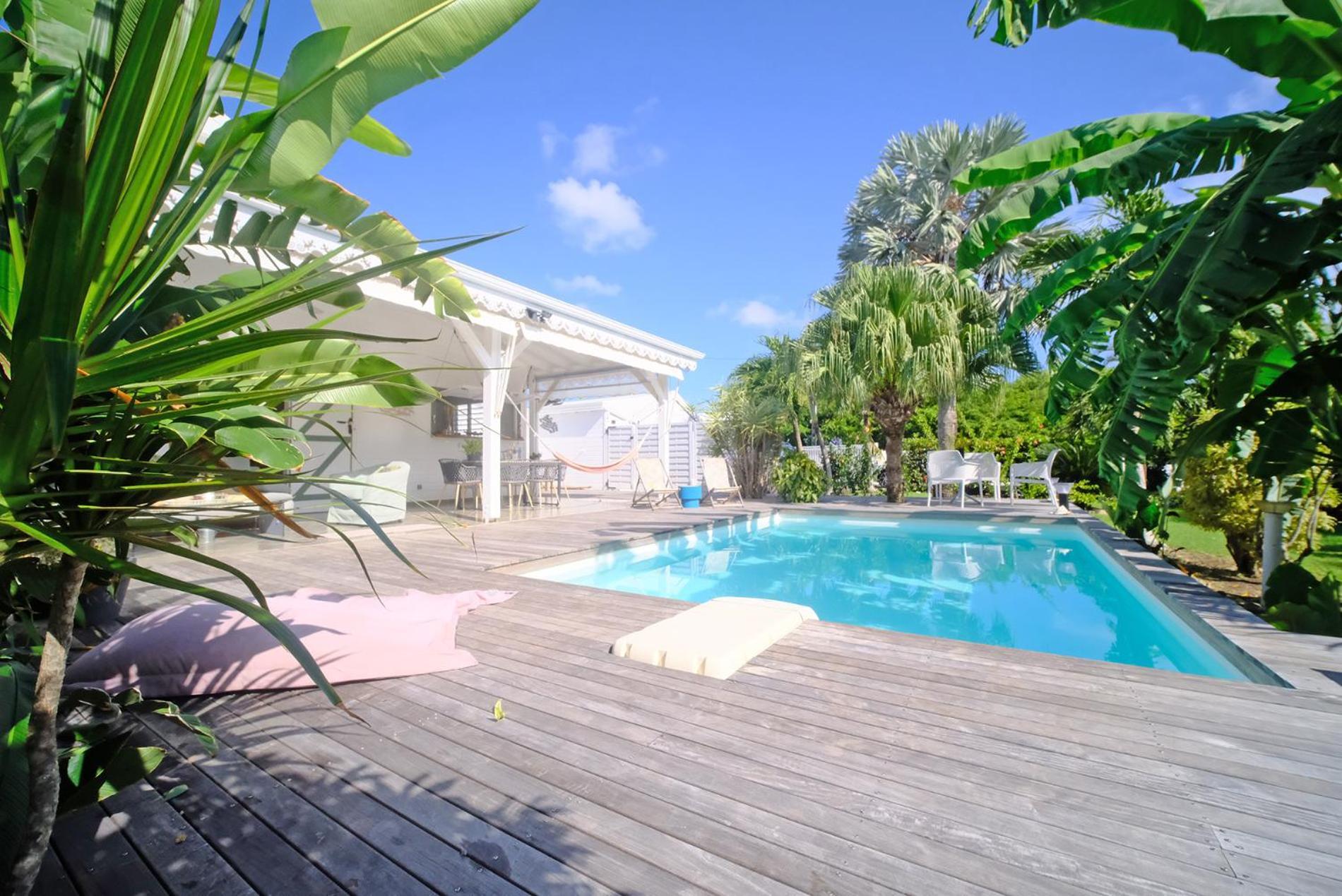 Creole Pour 6 Avec Piscine Villa Saint-Francois (Grande-Terre)