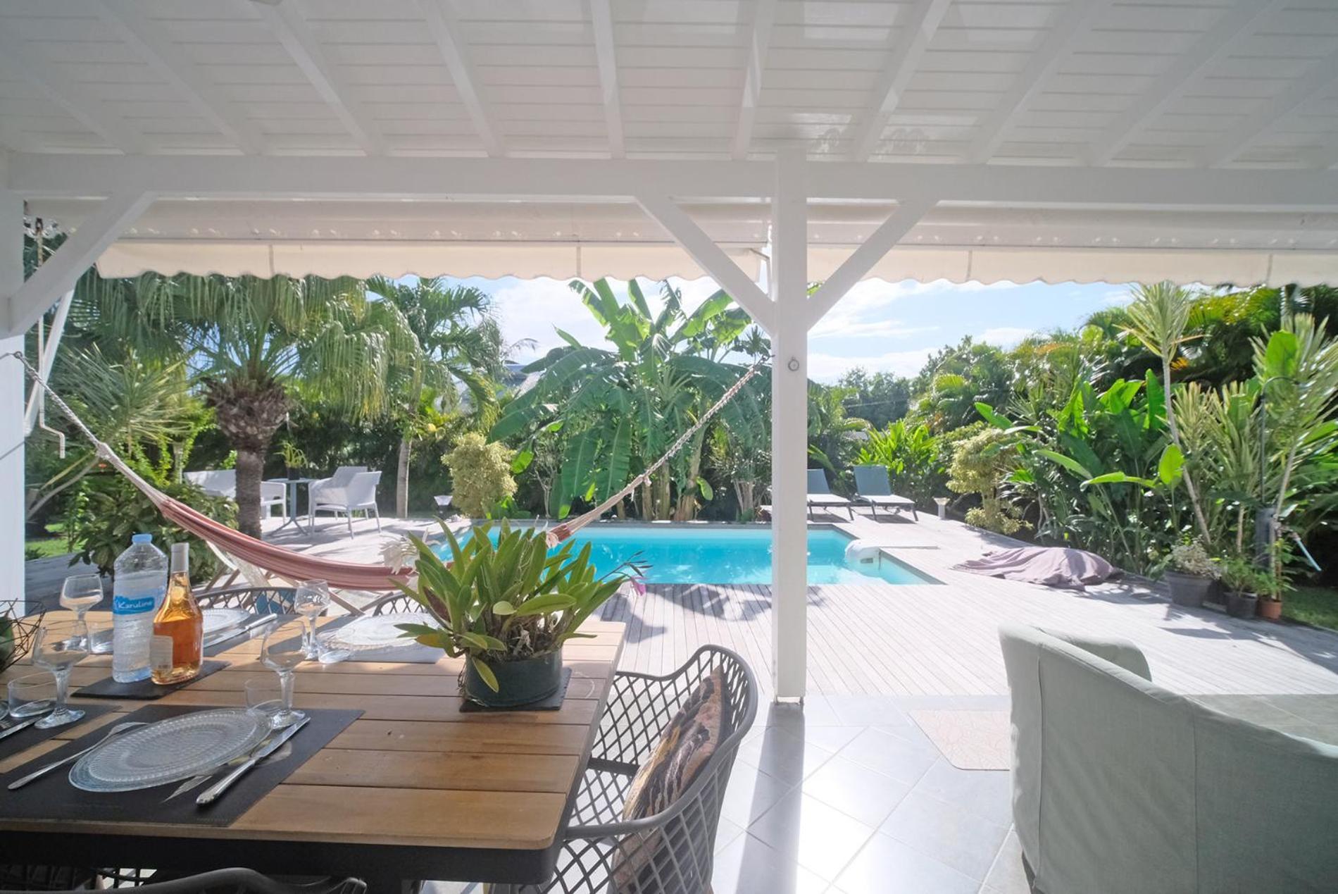 Villa Creole Pour 6 Avec Piscine Saint-Francois (Grande-Terre)